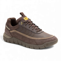Versage Lo - Zapatillas deportivas ligeras de piel marrón para hombre, ideales para senderismo.