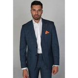 Viceroy - Blazer de cuadros azules para hombre