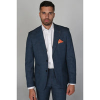Viceroy - Blazer de cuadros azules para hombre