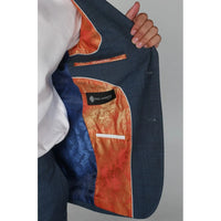Viceroy - Blazer de cuadros azules para hombre