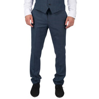 Viceroy - Pantalones de cuadros azules para hombre