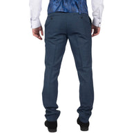 Viceroy - Pantalones de cuadros azules para hombre