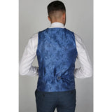 Viceroy - Chaleco de cuadros azules para hombre