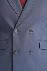 Victorious - Blazer cruzado gris para hombre