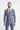 Victorious - Blazer cruzado gris para hombre