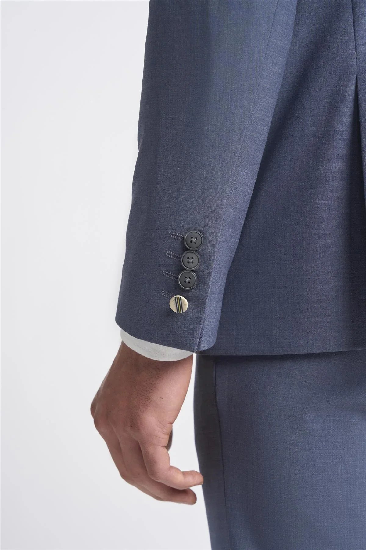 Victorious - Blazer cruzado gris para hombre
