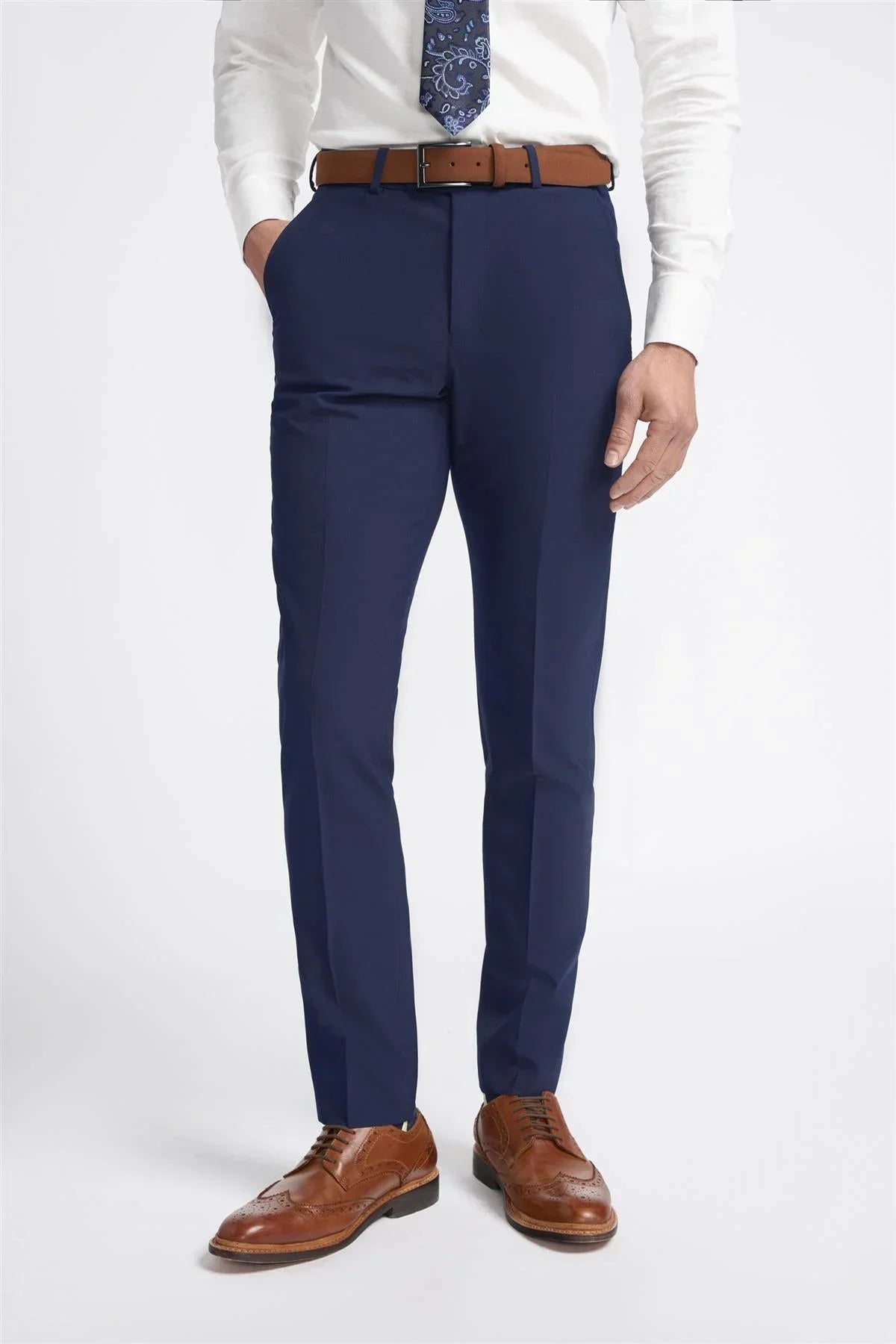 Victorious - Pantalones azul marino para hombre