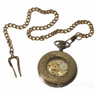 Reloj de bolsillo mecánico automático vintage - Oro