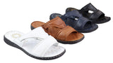 Sandalias sin cordones de piel napa para hombre