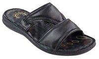 Sandalias sin cordones de piel napa para hombre