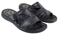 Sandalias sin cordones de piel napa para hombre