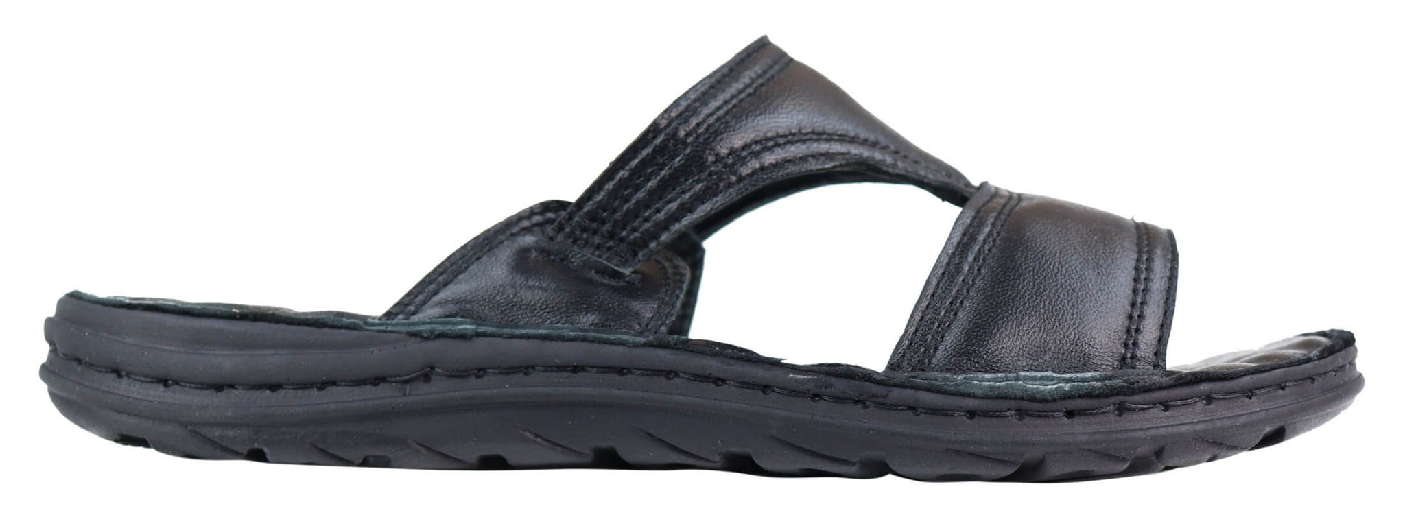 Sandalias sin cordones de piel napa para hombre