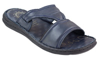 Sandalias sin cordones de piel napa para hombre