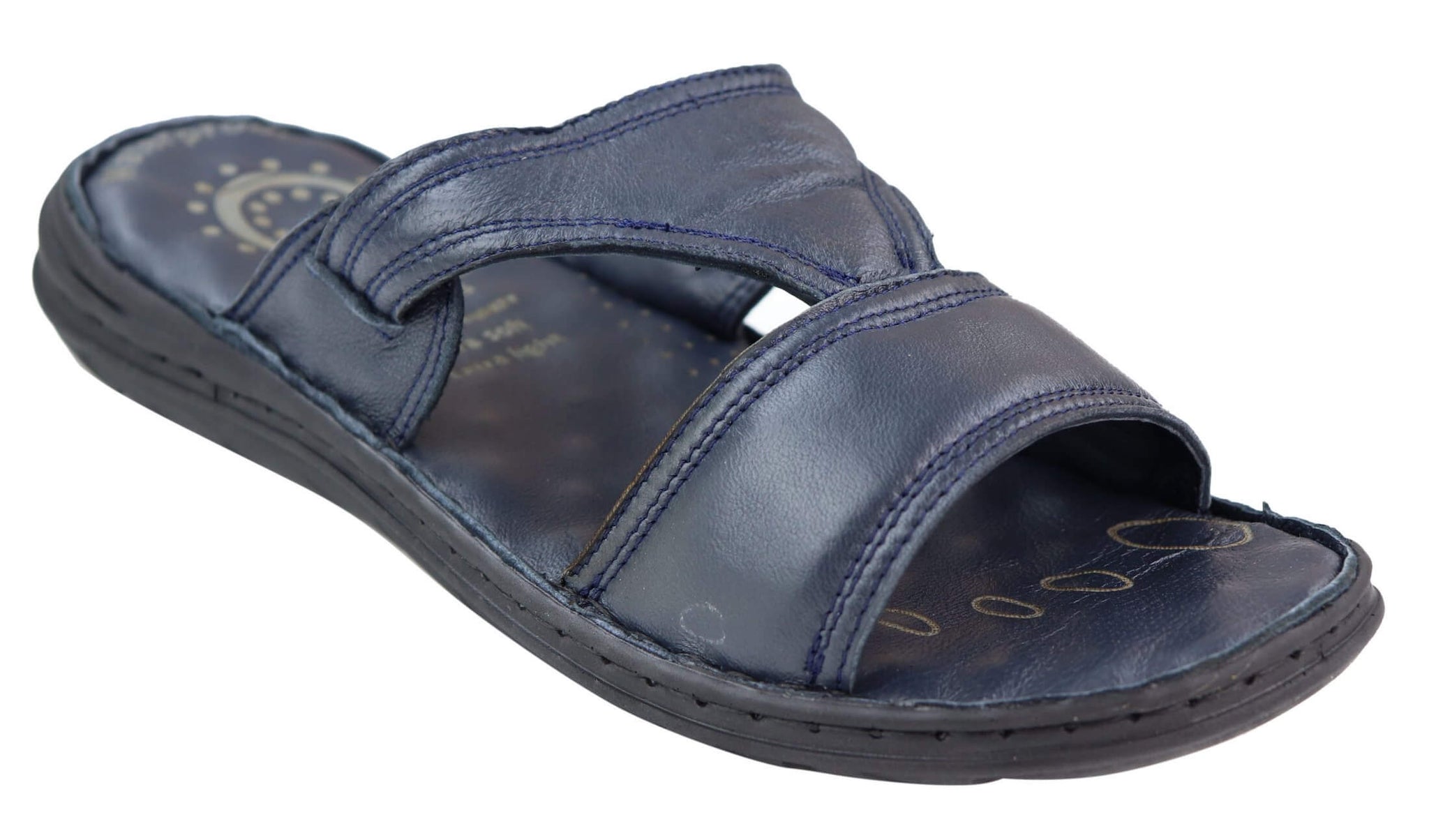 Sandalias sin cordones de piel napa para hombre