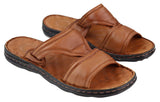 Sandalias sin cordones de piel napa para hombre