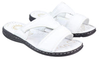 Sandalias sin cordones de piel napa para hombre