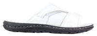 Sandalias sin cordones de piel napa para hombre