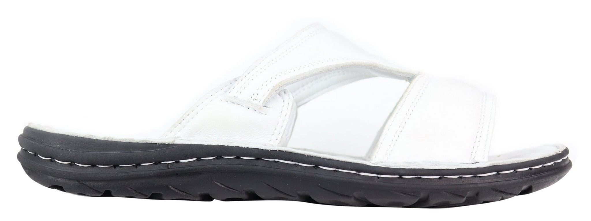 Sandalias sin cordones de piel napa para hombre