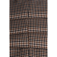 Elwood - Chaleco de hombre color beige con estampado de pata de gallo