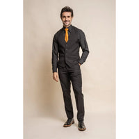 Marco - Chaleco clásico negro para hombre