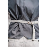 Radika - Chaleco de cuadros gris claro para hombre