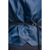 Seeba - Chaleco clásico azul marino para hombre