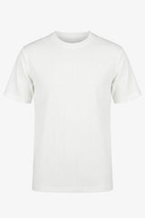 Camiseta clásica blanca de canalé para hombre