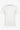 Camiseta clásica blanca de canalé para hombre