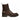 Willem - Botas militares de cuero marrón rojizo para hombre
