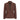WS-12 - Blazer de traje de tweed para mujer, lana con estampado de espiga, color marrón óxido.
