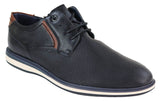 Zapatillas negras con cordones para hombre