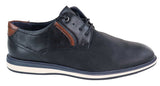 Zapatillas negras con cordones para hombre