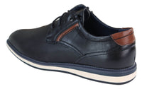 Zapatillas negras con cordones para hombre
